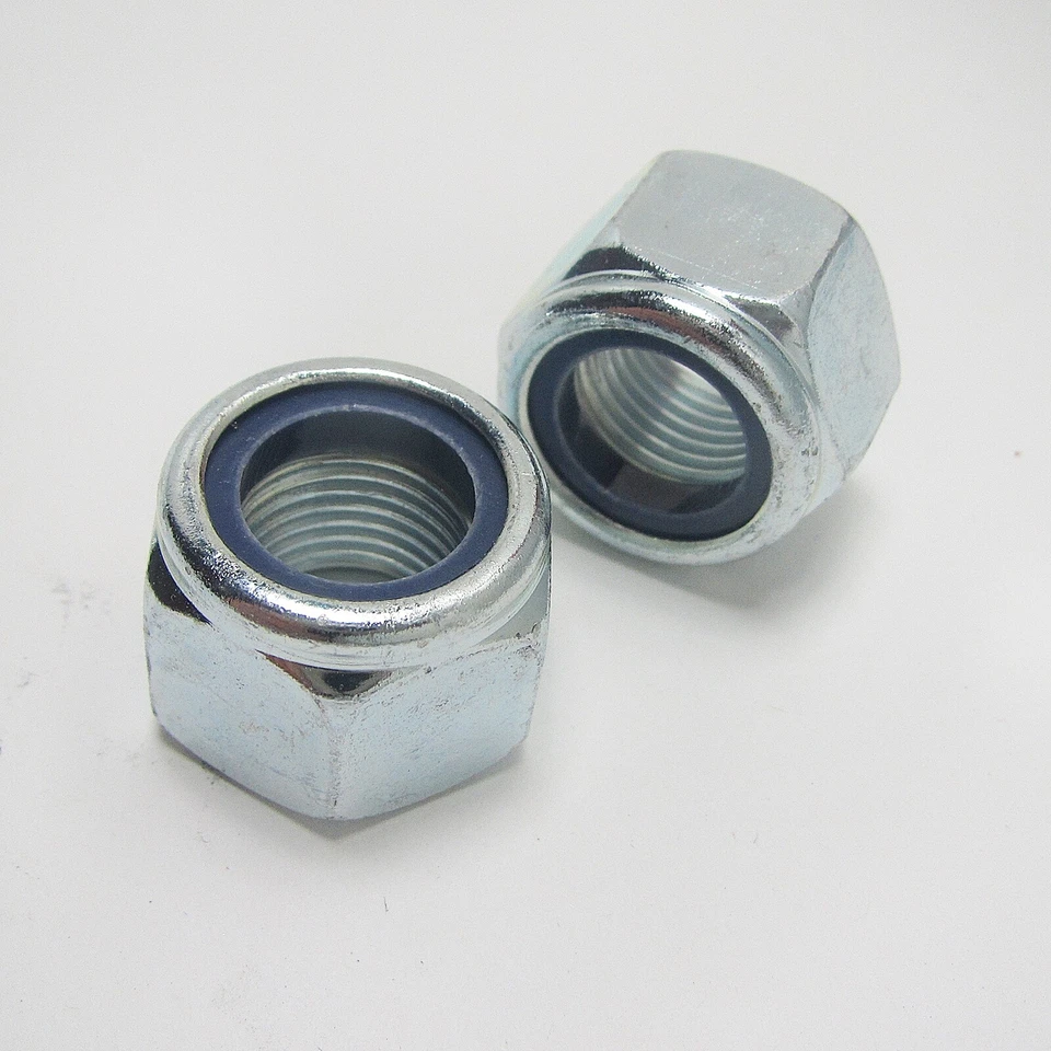 Feingewinde, M 12 x 1,5 (10.9) Hohe Form  Stopmutter verzinkt, , DIN 982-10 - Bild 1 von 2