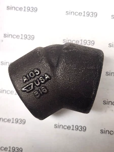 3/4" ELBOW 45 DEGREE 3000# ANVIL FORGED STEEL - Picture 1 of 2