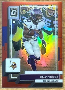 2022 Donruss Optic - Dalvin Cook - Red Prizm SP /99 #128 - Picture 1 of 2
