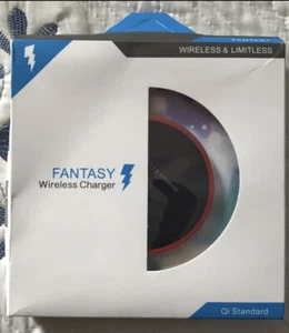 Fantasy QI Wireless Charger Charging Disk Pad For iPhone Android Phone Samsung - Picture 1 of 2
