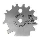 Sage Owl BBQ Grill Scraper Tool Gadgets for Women Dishwasher Safe Bristle
