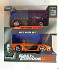Jada Fast & Furious Heist Honda Civic Ej1 & Han's Mazda Rx-7 Die-Cast Cars 1:32