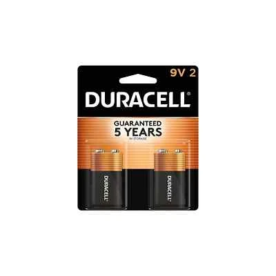 Duracell Coppertop 9V Alkaline Batteries 2/Pack (MN1604B2Z) - Image 1 of 3