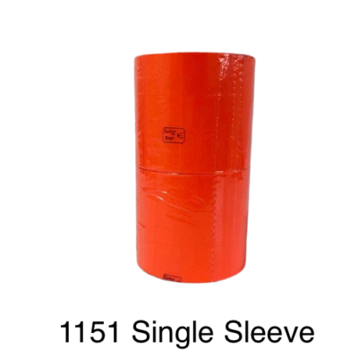 Monarch Label 1151 Plain Red Single Sleeve w/ Ink *FREE SHIPPING*