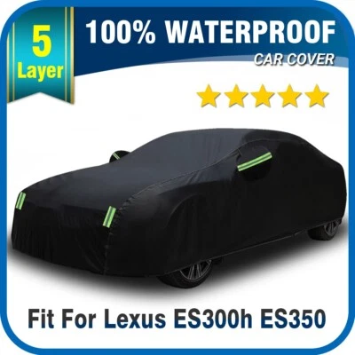 Cubierta completa de coche 100 % impermeable protección solar UV para Lexus ES300h ES350 5 capas Foto 1 de 4