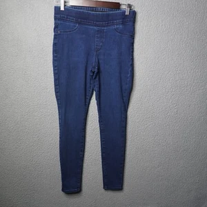 Old Navy Womens Jeans Size 4 Short Blue Super Skinny Pull On Elastic Waist - Picture 1 of 15
