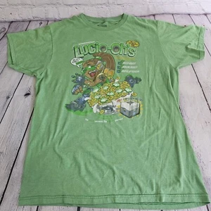 T-shirt Blizzard Overwatch Lucio Oh's Kellogs Cereali Grafica Media Verde Promo - Foto 1 di 10
