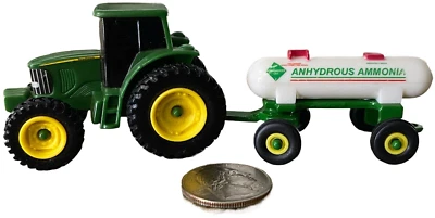 Vintage ERTL John Deere Tractor Anhydrous Ammonia Tank Trailer Farm Toy - Image 1 of 4