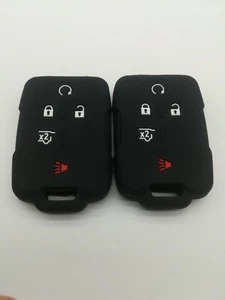 2*Fob Key Cover for 2015 2016 2017 2018 2019 2020 CHEVY TAHOE SUBURBAN GMC YUKON - Bild 1 von 5