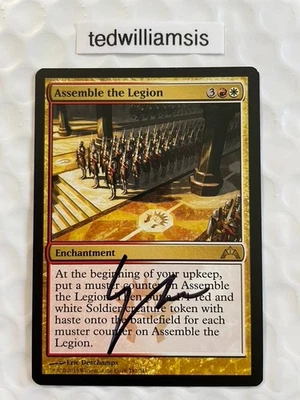 MtG Assemble the Legion Gatecrash Signed Autographed Eric Deschamps - Image 1 of 2