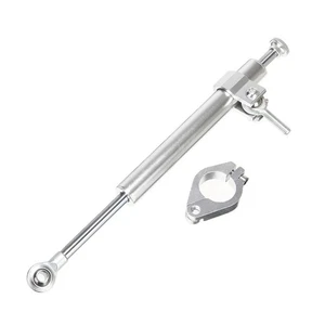 330mm Universal Motorrad Lenkungsdämpfer Stabilisator Lenkungshilfe Booster - Bild 1 von 12