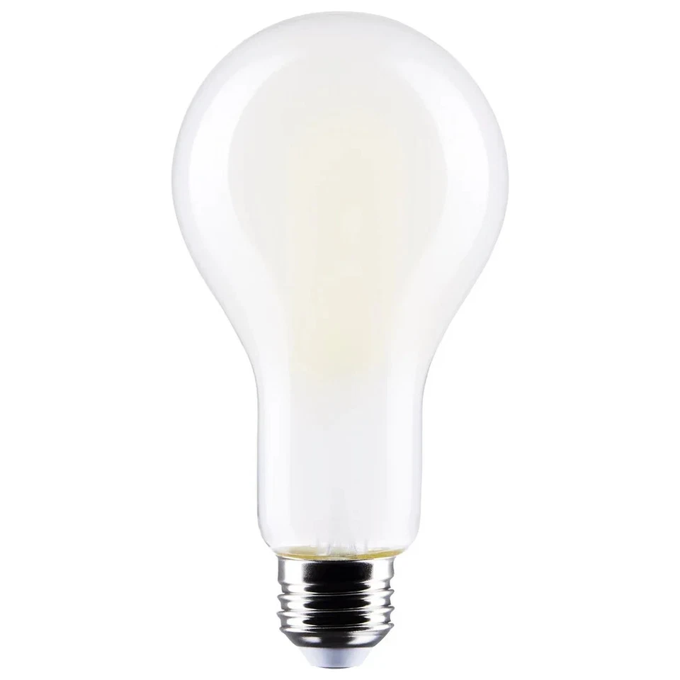 21 Watt - A23 LED - Frost Finish - Medium base - 3000K - 120 Volt - 12-Pack - Image 1 of 4