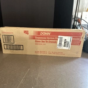 USG Donn Cross Tee SDX/SDXL 216 Sistema di sospensione 60 pz. 120L/F - Foto 1 di 7