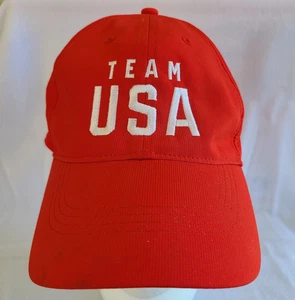 Nike Dri Fit Team USA Olympics Coca Cola Club Cap M/L Red Hook Loom Adjust Hat - Bild 1 von 10