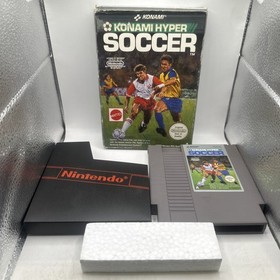 Konami Hyper Soccer &bull; Nintendo NES Game + Box (1992) PAL &bull; Boxed