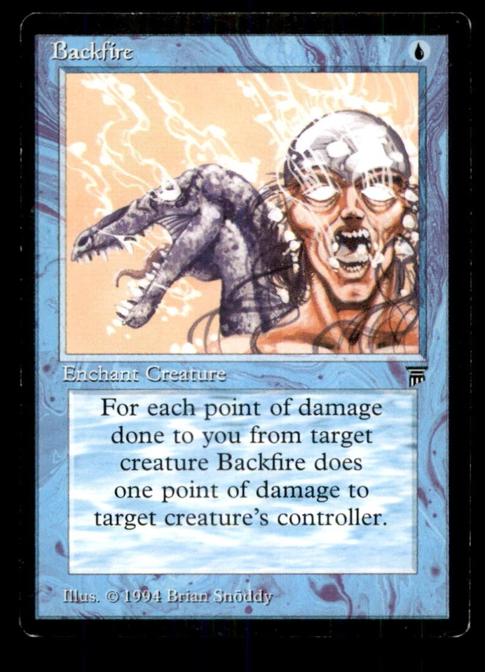MTG Backfire LP Light Play Legends [4415] - Image 1 of 1