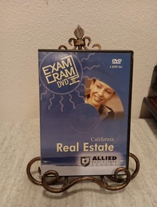 California Real Estate Exam Cram by Allied Real Estate School (DVD, 4 Disc- set) - Imagen 1 de 2