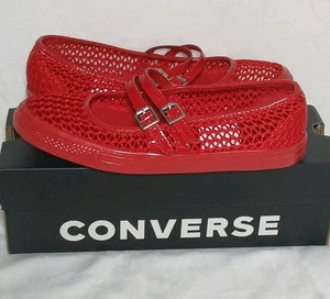 Converse Chuck Taylor All Star Dainty Mary Jane maglia rossa taglia 7,5 - Foto 1 di 9