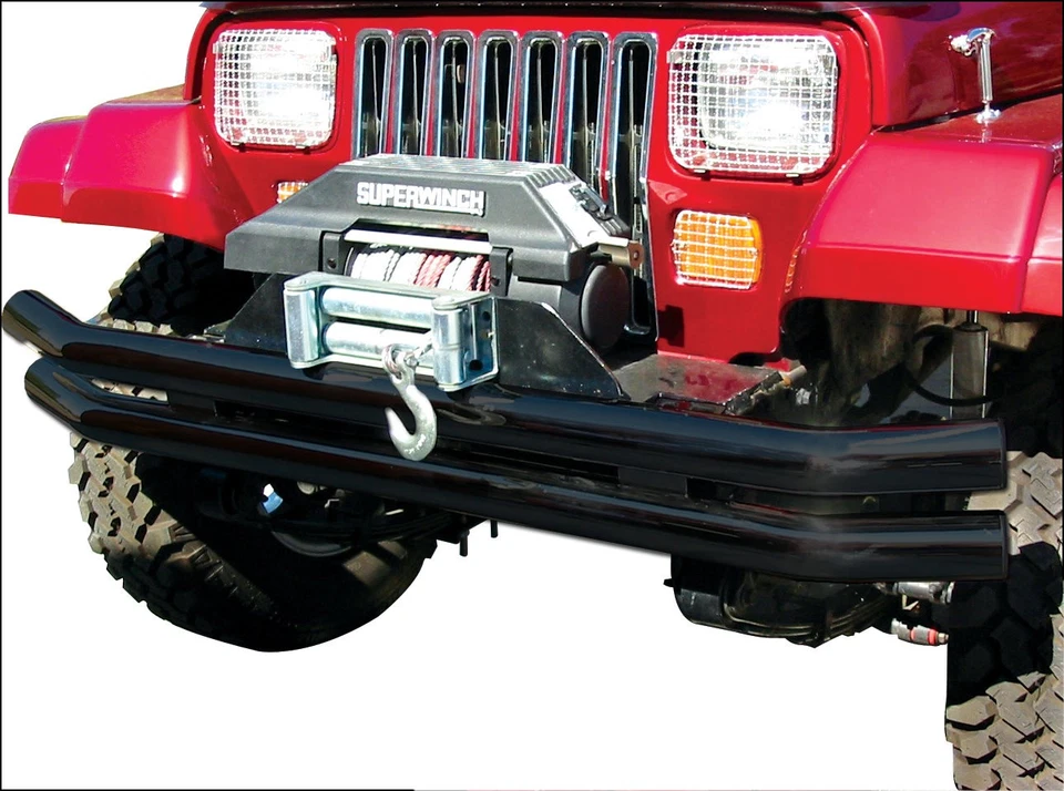 Rampage 7649 Double Tube Bumper Fits 87-06 Wrangler (TJ) Wrangler (YJ) - Image 1 of 1
