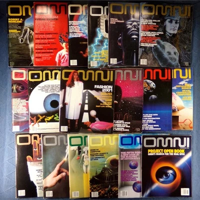 Vintage Omni Magazine Lot: 1979-1994 (18 Issues) Science, Fantasy, Fiction, Tech - Image 1 of 4