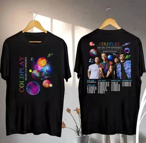Coldplay World Tour 2025 T-Shirt – Music of the Spheres Shirt - Picture 1 of 3