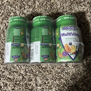 3 Pack Vitafusion MultiVites MultiVitamin Gummies Berry, Peach, Orange 70ct Each - Picture 1 of 3