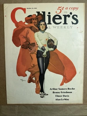 Collier’s Magazine October 15, 1932 Arthur Somers Roche Benny Friedman - Image 1 of 4