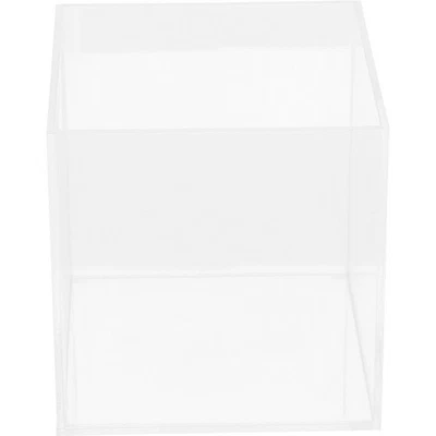  Serbatoio per pesci rossi da tavolo, acquario multifunzione, acquario quadrato - Immagine 1 di 4