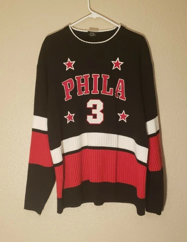Philadelphia 76ers "Phila" Sweater sz 2xl N.O.T.E classic products NBA Cover