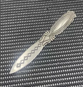Eugene Charley Vintage Navajo Sterlingsilber verzierter Brieföffner - Bild 1 von 4