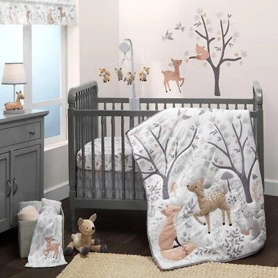	Bedtime Originals 3 Piece Crib Bedding Set Deer Park Multicolor	 - Image 1 of 4