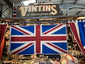 Union Jack Large Textile Flag (152cm X 76cm Vintage marine)OUR BEST SELLING FLAG - Picture 1 of 7
