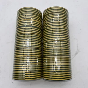 3M Temflex 165 Electrical Tape Yellow Green Vinyl Insulate Weather Protected x20 - Picture 1 of 3