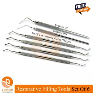 Endodontic Spreaders Dental Amalgam Root Canal Filling Pluggers Condenser Lab - Picture 1 of 7