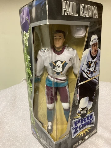 Vintage Paul Kariya Pro Zone Playmates 12” New In Box Anaheim Ducks NHL Hockey Cover
