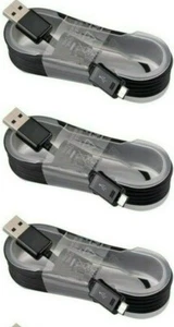 3x Black 5Ft Micro USB Data Charging Cable Charger Cord for Android Samsung LG - Picture 1 of 1