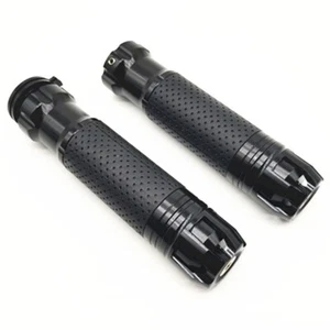 Motorcycle 7/8" Handle Bar Grips For Suzuki GSXR600 GSXR750 Hayabusa GSXR1000 BK - Picture 1 of 3