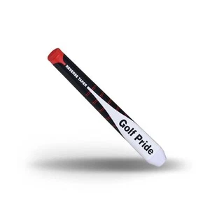 NEW GOLF PRIDE REVERSE TAPER PUTTER GRIP ~ FLAT SHAPE ~ LARGE SIZE ~ BLACK/WHITE - Picture 1 of 11