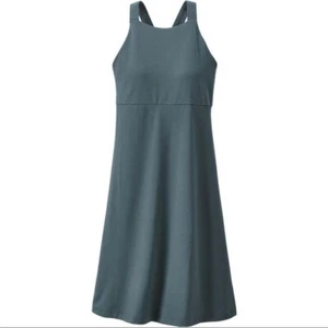 Patagonia Magnolia Spring Dress Size Large Women Plum Gray Outdoors Sport Hike L - Picture 1 of 10