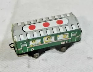 Older Tin Lithographed MT 4 Passenger Coach with plastic wheels - by who? - Picture 1 of 8