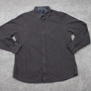 Charles Tyrwhitt Weekend Shirt Mens XL Gray Slim Fit 100% Cotton L/S Button Down - Picture 1 of 12