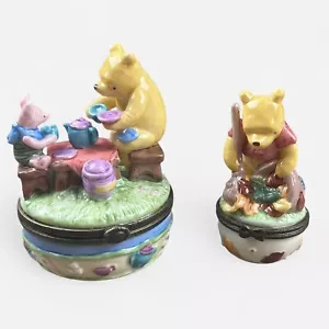 Disney Winnie Puuh Schmuckschatulle Mittlerer Westen Kanone Falls Tee Party Ferkel Blätter - Bild 1 von 10