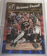 2016-17 Donruss NORMAN POWELL Purple Holo Laser 12/15 Insert Card #109 HTF 