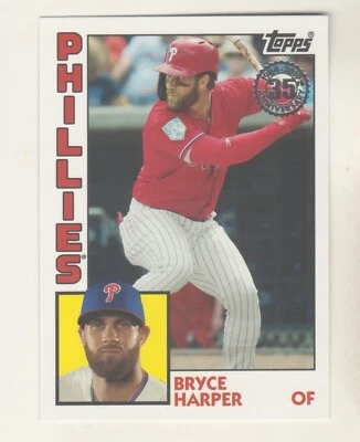 2019 Topps 1984 RETRO 35th ANNIVERSARY #84-38 BRYCE HARPER Philadelphia Phillies - Image 1 of 2