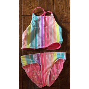 Girls Justice Reversible Size 12 2-Piece Bikini - Picture 1 of 12