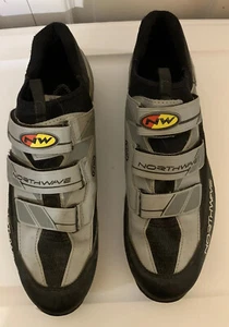 Northwave Compact Mens Sz 10.5 Mountain Bike Shoes Gray Black - Picture 1 of 9