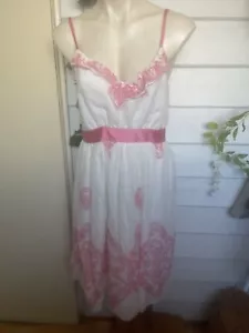 zimmermann 2 silk Embroidered Floral Dress dress - Picture 1 of 7