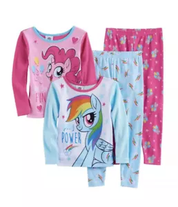 My Little Pony The Movie Pajamas Pinkie Pie Rainbow Dash Pj’s 2T 3T NWT - Picture 1 of 1