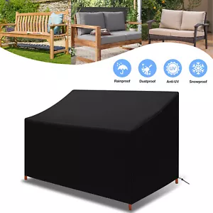 Outdoor Bank Bezug 3 Sitzer Wasserdicht Sofabezug 210D Robust Terrassenbank - Bild 1 von 13