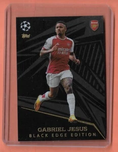 Topps Match Attax 2023-2024 CARD 492 Gabriel Jesus Arsenal Black Edge Edition - Foto 1 di 1